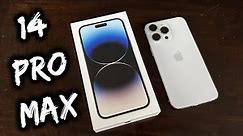 iPhone 14 Pro Max UNBOXING and SETUP - SILVER