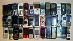 All my old NOKIA phones collection