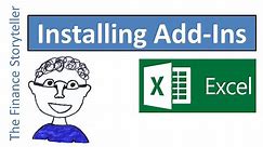 How to install add-ins in Excel