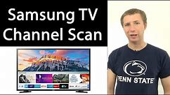 How To Run a Channel Scan or Auto Program a Samsung Smart TV