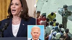 Calls for Kamala Harris to be impeached ‘for not visiting Afghanistan’ as it’s said VP and Biden ‘are complic