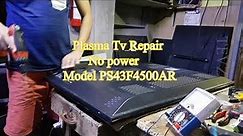 Samsung Plasma No Power Repair