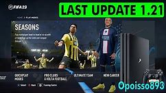 PS4 FIFA 23 Update Version 1.21