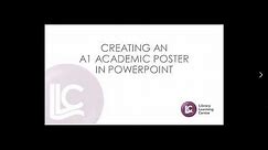 Create A1 Poster in PowerPoint