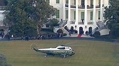 President Trump Departs White House for Final Time