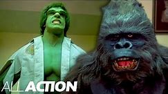 The Incredible Hulk Fights A Gorilla | The Incredible Hulk | All Action