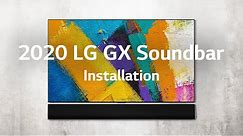 LG GX Soundbar | Installation film
