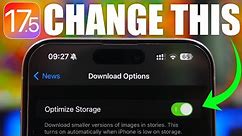 iOS 17.5 - 16 Settings You NEED to Change Immediately!