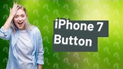 Is the iPhone 7 Home button a button?