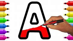 Learn and Color Letters from A to Z | Alphabet Coloring Pages for Kids