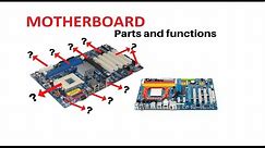 Computer Motherboard I Parts of a Motherboard and Their Function & uses I Computer Tutorials -25