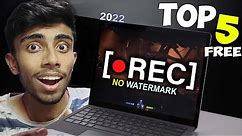 TOP 5 Free Screen Recording Software For PC & Laptop No Watermark/ Time Limit 2024 Latest Release