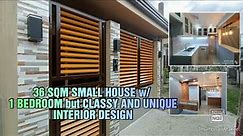 36SQM SMALL HOUSE w/ 1 BEDROOM BUT CLASSY AND UNIQUE INTERIOR DESIGN