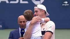 John Isner and his son