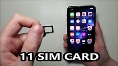 iPhone 11 / 11 Pro Max SIM Card How to Insert or Remove