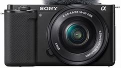 Sony Alpha ZV-E10 Mirrorless Vlog Camera Body With 16-50mm Kit Lens - ILCZVE10L/B