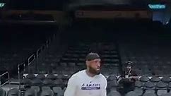 NBA - 5 hours early! LeBron arrives for Game 6 to get...