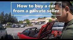 How to buy a car on craigslist/facebook marketplace/ letgo/ offer up