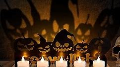 N&T NIETING Candle Holders Funny Shadow, Halloween Candle Holders Home Decor Centerpiece Candleholder Tabletop Decorative TeaLight Candle Stands Decorations Gift