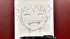 Easy to draw | how to draw kid naruto step-by-step using just a pencil
