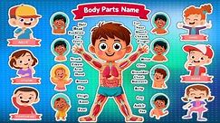 Fun and Educational Kids Video - Learn Body Parts Names with Playful Animation!