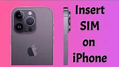 How to Insert SIM Card on iPhone
