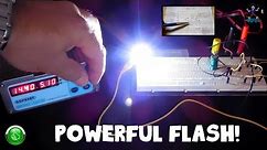 World's Simplest LED Flasher / Strobe Circuit (9.5V -14V)