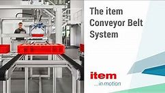 Conveyor belts for industry: The item Conveyor Belt System