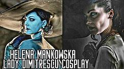 Lady Dimitrescu Cosplay by Helena Mankowska Real Life Face Model Resident Evil 8 Village