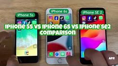 iPhone 5s vs iPhone 6s vs iPhone SE 2