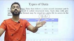Data & Information | Types of Data | Cbse class-XI
