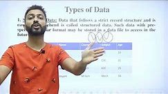 Data & Information | Types of Data | Cbse class-XI