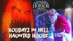 Holidayz In Hell Haunted House Walkthrough | Halloween Horror Nights Hollywood 2023