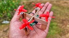 How to make powerful Drone at home Using DC motor Cardboard - Making Drone - Drone Making - Drone