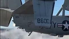 E2 Hawkeye Carrier Takeoff #militaryaircraft