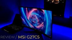 MSI G27C5 27” Curved 1080p Monitor REVIEW