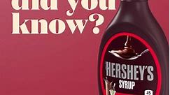 HERSHEY'S - Warm up with a HERSHEY’s Syrup hot cocoa.