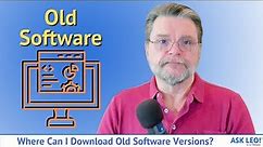 Where Can I Download Old Software Versions?