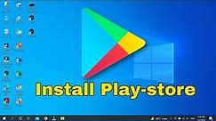 How to install Google Play Store App on PC or Laptop | Download Play Store Apps on PC 2022
