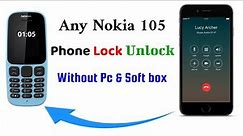 Nokia 105 TA-1174 Security Code Unlock | 100% Working | Without pc