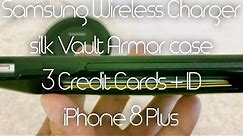 iPhone 8 Plus WIRELESS CHARGING Through Thick Wallet Case & Credit Cards