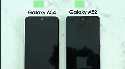 Samsung Galaxy A54 vs Galaxy A52 Charging Test🪫🔋