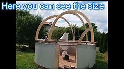 I build an DIY plywood observatory dome