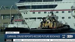 Carnival Cruise reports record future bookings