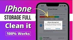 How to Clean iPhone Storage | iPhone Storage Full Problem