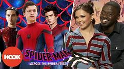 Across The Spider-Verse Cast Pick Their Favourite Spider-Man Actor | @TheHookOfficial ​
