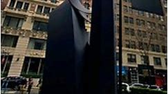 Your ART in #NYC. The Louise Nevelson Plaza in the Financial District #newyork #art