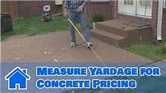 Basic Home Improvements : How to Measure Yardage for Concrete Pricing