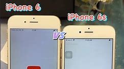 Comparison iPhone 6 vs 6s Open Youtube #shorts