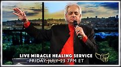 Join Pastor Benny Hinn TODAY for the LIVE Miracle Healing Service!
